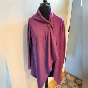 Bobeau sweatshirt cardigan